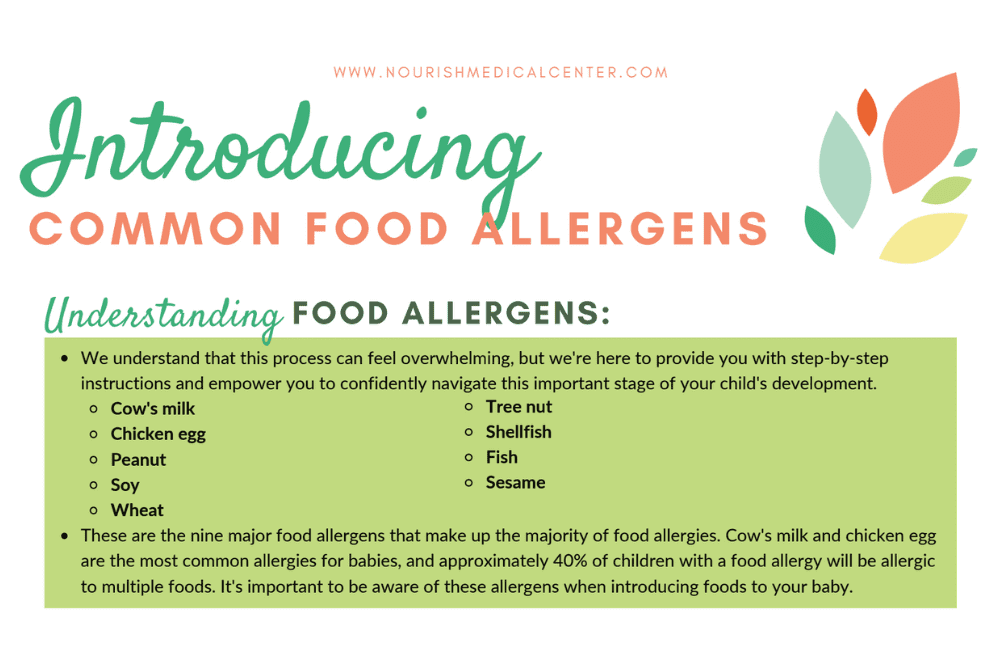 Introducing Common Food Allergens